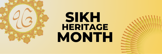 A graphic to celebrate Sikh Heritage Month